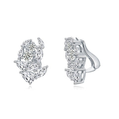 Jade Collection ES475 Sterling Silver Stud Earrings