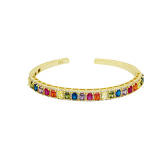 BS Rainbow Jewelry Exquisite Rainbow Pendant Necklace For Women Dainty Everyday Shine - 925 Sterling Silver