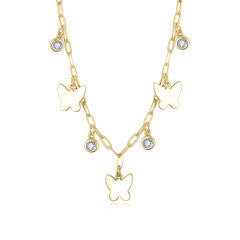 P353 CLEAR BUTTERFLY 925